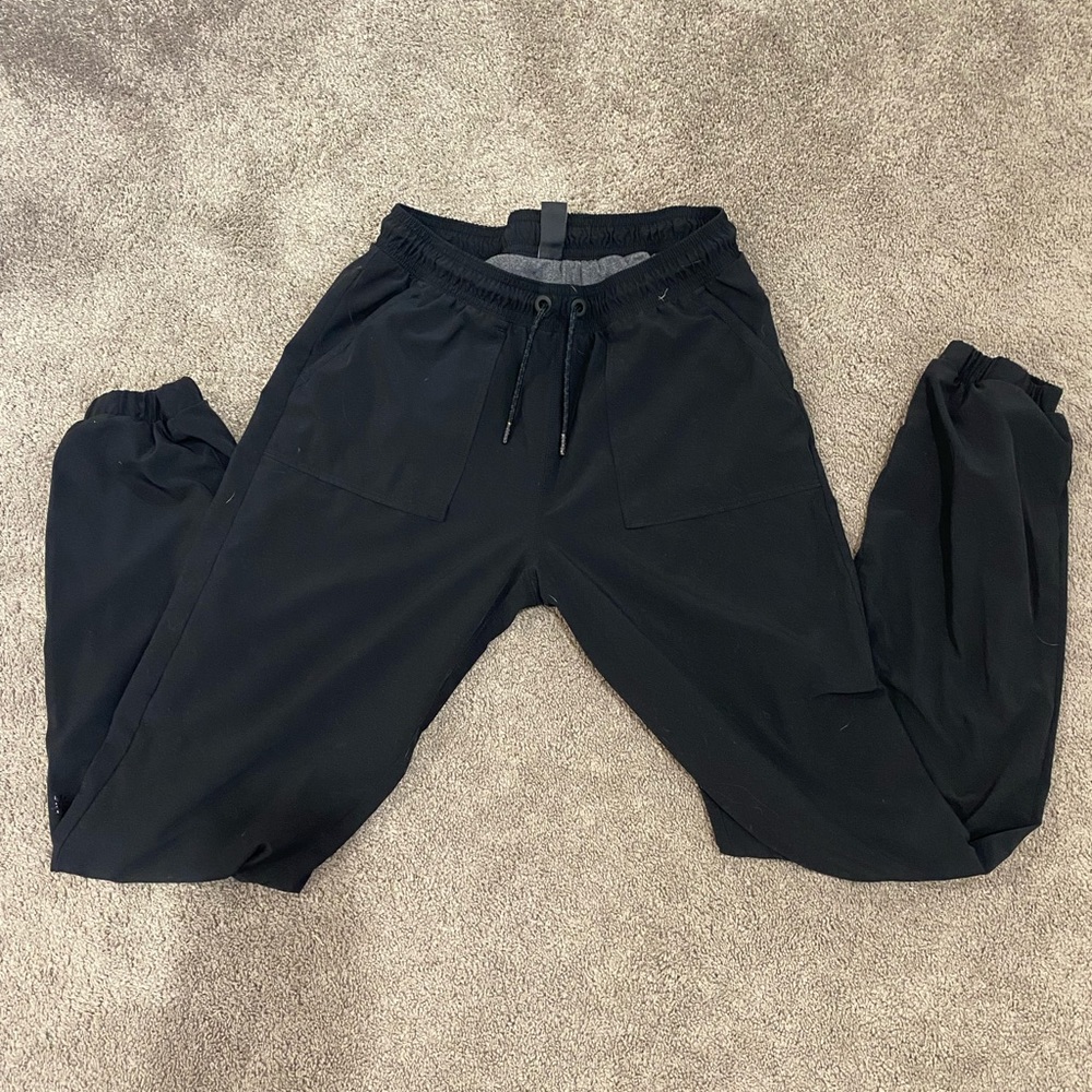 Girls black joggers
